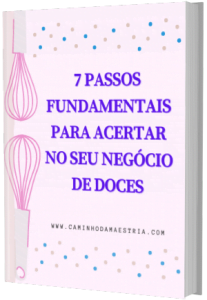7 passos fundamentais para acertar no seu negocio de doces