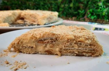 Torta de Bolacha com Nata: Com Gostinho de Café